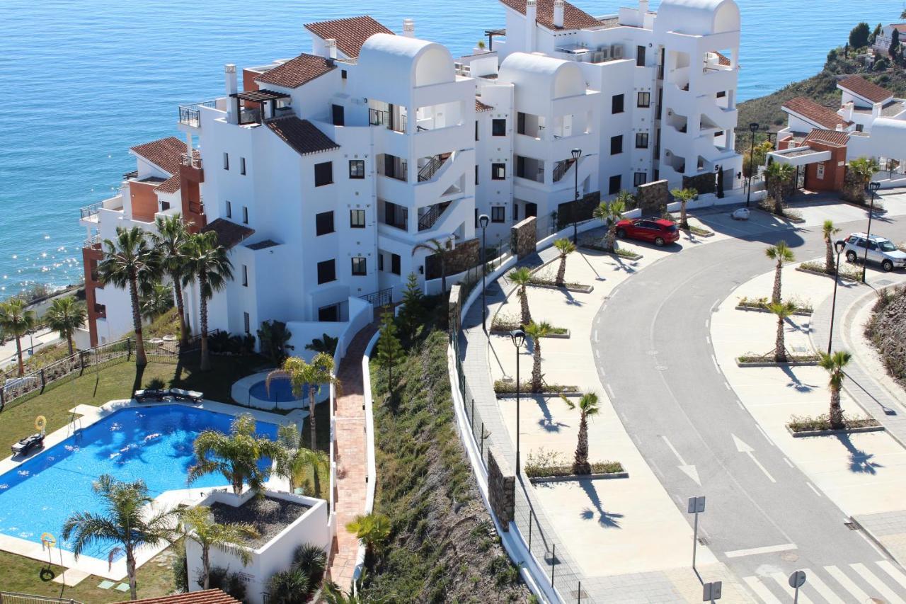 Fantástico apartamento de 1 dormitorio frente al mar Torrox Esterno foto