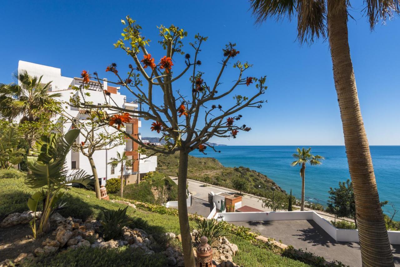 Fantástico apartamento de 1 dormitorio frente al mar Torrox Esterno foto